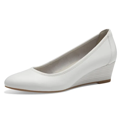 Abbildung von Tamaris Keilpumps, Damen, Größe: 35, White Schuhe