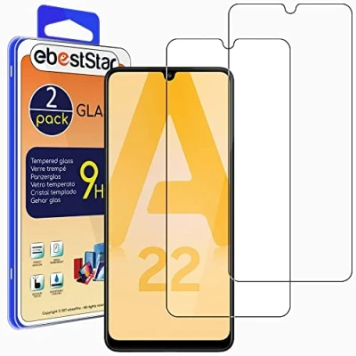 Abbildung von ebestStar {2 Stück) Panzer Schutz Glas für Samsung Galaxy A22 5G, 3D Displayschutz, 9H gehärte Glas, Abgerundete, Blasenfrei