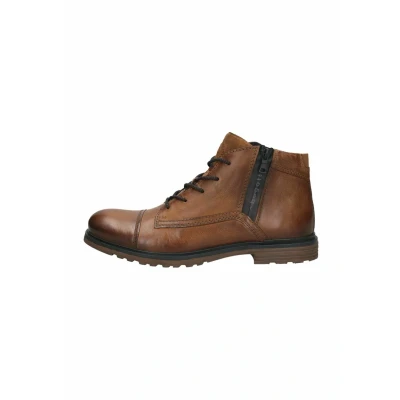 Abbildung von bugatti Schnürstiefelette, Herren, Größe: 43, Cognac Schuhe