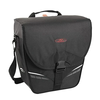 Abbildung von Asista Teile fürs Rad Unisex Erwachsene Norco Utah Gepäckträgertaschen, Schwarz, 32x31x14cm