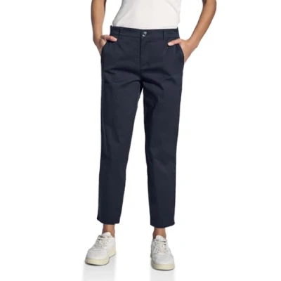 Abbildung von Street One Softe Twill Chino, Damen, Größe: 36x28, Blau
