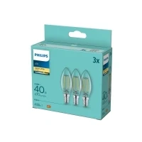 Abbildung von Philips Lampen in Kerzen und Tropfenform, 4,3 W, 40 E14, 470 lm, 15000 h, Warmweiß