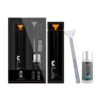 Abbildung von VSGO 12er Pack Sensor Reinigungsset Kamera Reinigungs Kit mit 10 ml Reinigungslösung Trockener CCD CMOS Reinigungsstäbchen Sensorreiniger für Nikon Sony