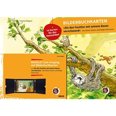 Abbildung von Bilderbuchkarten »Als das Faultier mit seinem Baum verschwand« von Oliver Scherz und Katja Gehrmann: 14 Karten für Kamishibai, Booklet (Beltz Nikolo)