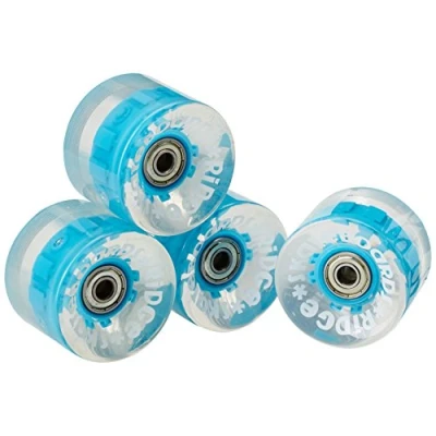 Abbildung von Ridge Cruiser Rollen Skateboard BLAZE LED Leuchtrollen Mini Räder, Blue, R