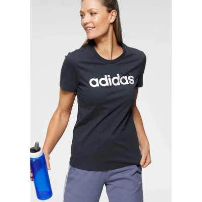 Abbildung von adidas Sportswear W LIN T Tshirt print, Damen, Größe: Medium, Legend ink/white
