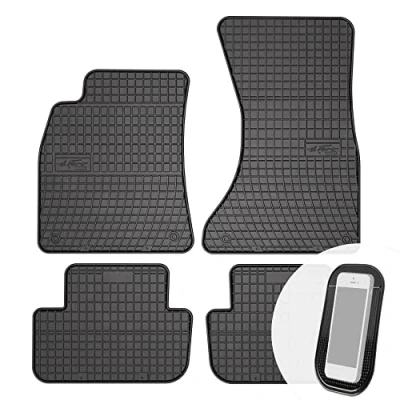 Abbildung von Gummimatten Auto Fußmatten Gummi Automatten Passgenau 4 teilig Set passend für Audi A4 B8 2007 2015