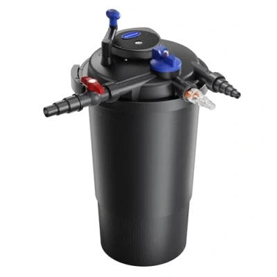 Abbildung von SunSun CPF 15000 Druckteichfilter 10.000 l/h / 18 W UVC Einheit, Teichdruckfilter für Teiche bis 30.000 Liter, Teichklärer, Filteranlage