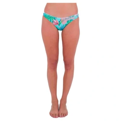 Abbildung von Hurley Damen Java Tropical Rvsb Moderate Bottom Bikinihöschen, Tide Pool, S