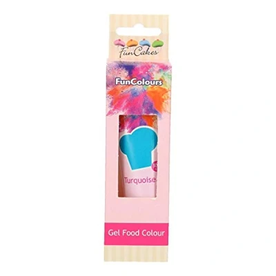 Abbildung von FunCakes hochwertige Lebensmittelfarbe FunColours Türkis 30g