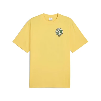 Abbildung von Puma Graphics Super Relaxed Tshirt print, Herren, Größe: XXL, Sunny yellow