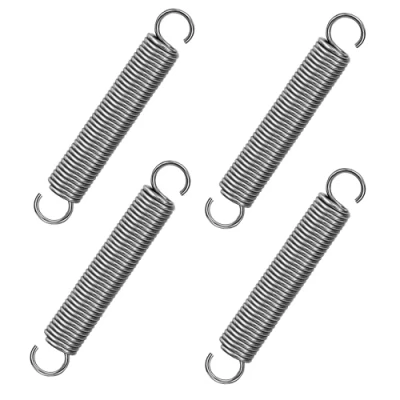 Abbildung von GUNGY Zugfedern mit Haken Edelstahl Spannfeder Zugfeder 60mm Außendurchmesser 10mm Drahtdurchmesser 1,2mm Maximale Zugkraft 3,2KG 1,2x10x60mm 4 Stück