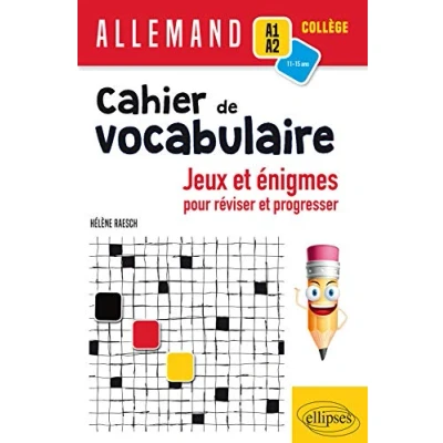 Abbildung von Allemand. Cahier de vocabulaire. Jeux et énigmes pour réviser progresser (A1 A2) (cycle 4)