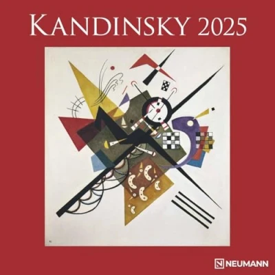 Abbildung von N NEUMANNVERLAGE Kandinsky 2025 Broschürenkalender, 30x30cm, Wandkalender mit Abbildungen von Kandinsky, Mondphasen, viel Platz für Notizen und internationale Feiertage/Kalendarium
