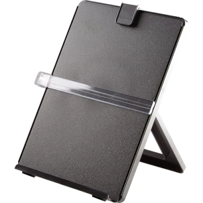 Abbildung von FELLOWES Tischaufsatz 1 Workstation Konzepthalter A4 schwarz, (1 St), Hält max. 125 Blatt (80g/qm), Zusammenklappbar
