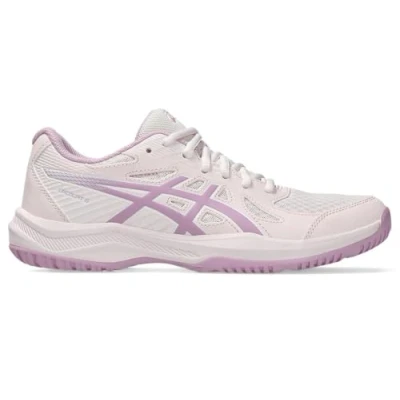 Abbildung von Asics Upcourt 6 Multicourt Tennisschuh, Damen, Größe: 42.5, White/pure silver Schuhe