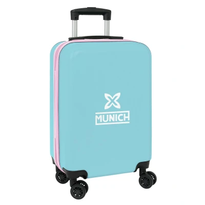 Abbildung von Munich Heaven Kabinentrolley, 50,8 cm, Koffer mit Rädern, Sicherheitsschloss, Leichter Koffer, 34,5 x 20 55 Himmelblau, Estándar, Lässig