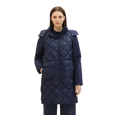 Abbildung von TOM Tailor Hybrid Wintermantel, Damen, Größe: Small, Sky captain blue