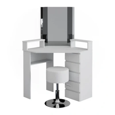 Abbildung von Vicco Schminktisch Tilda, Weiß, 113.3 cm mit Hocker
