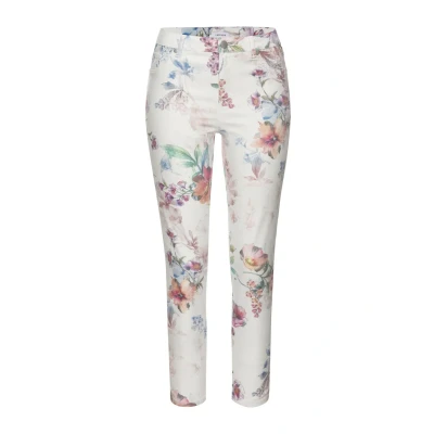 Abbildung von LASCANA 7/8 Jeggings, mit Blumenprint, Skinny Jeans aus elastischem Baumwoll Mix