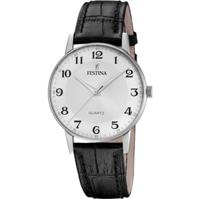 Abbildung von Festina F20690/1 Herren Armbanduhr mit Lederband