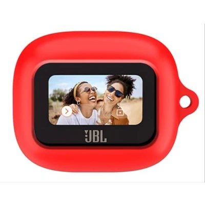 Abbildung von GIOPUEY Hülle Kompatibel mit Live Buds 3/JBL Flex 3/Live Beam 3, Silikon Stoßfeste Schutzhülle, Ultradünn Case Cover, Kein Geruch, Rot