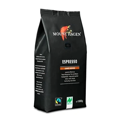 Abbildung von Mount Hagen, dark roast, Bio FT Naturland Espresso, 1kg ganze Bohne