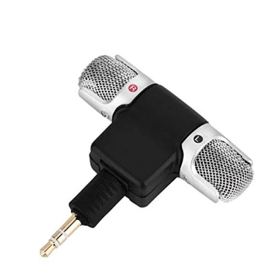 Abbildung von Topiky Stereo Kondensatormikrofon Studio Broadcasting Recording Mic mit 3,5 mm Vergoldungsstecker für PC, Laptop, MD Kamera
