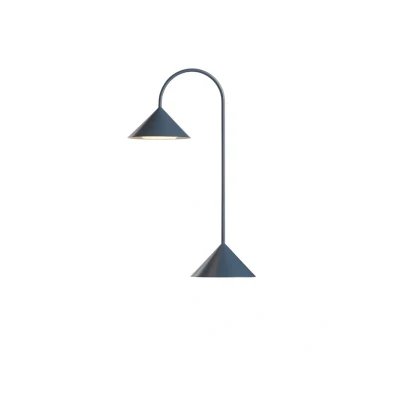 Abbildung von FRANDSEN LED Tischlampe Grasp, petrol, Höhe 47 cm, Metall