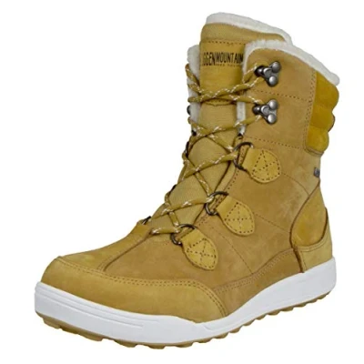 Abbildung von GUGGEN Mountain Winterstiefel HPC57 Damenfellstiefel Damenwinterstiefel Fellstiefel Stiefel wasserdicht Damen Lederstiefel Lammfellstiefel