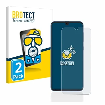 Abbildung von BROTECT Entspiegelungs Schutzfolie für Samsung Galaxy A20 / A30 M30 A50 A50s (2 Stück) Matte Displayschutz Folie, Anti Fingerprint