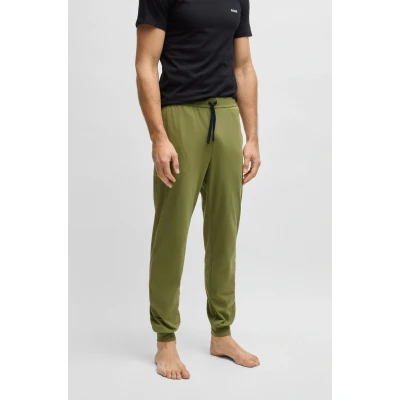Abbildung von BOSS MIX AND Match Nachtwäsche Hose, Herren, Größe: Large, Green one