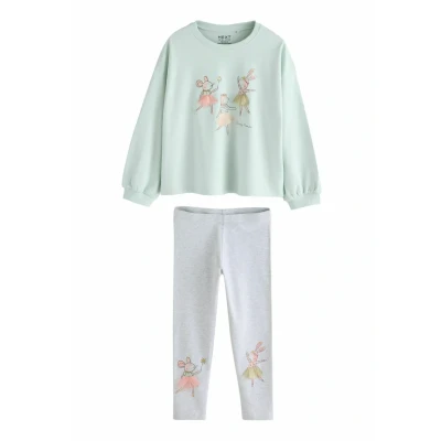 Abbildung von Next Tights für Kinder, Größe: 86, Green bunny