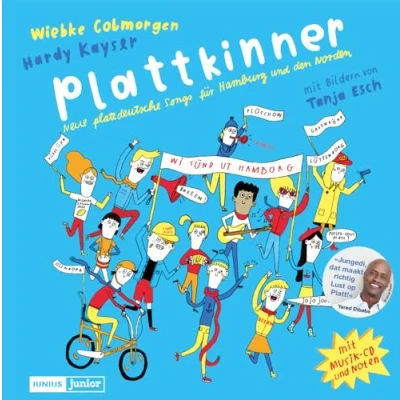 Abbildung von Plattkinner: Neue plattdeutsche Songs für Hamburg und den Norden (Junius Junior)