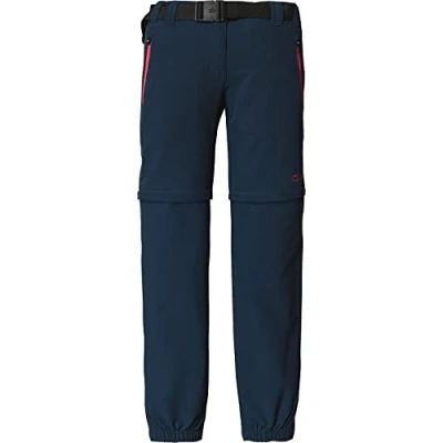 Abbildung von CMP Stretch Zip off Hose für Kinder, Blau Roter Kuss, 92