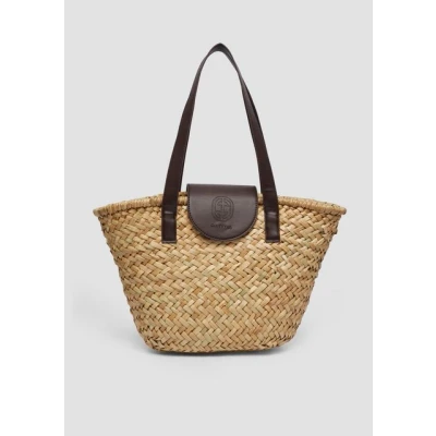 Abbildung von comma Shopper Shopping Bag, Damen, Größe: One Size, Hellbraun