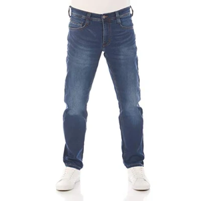 Abbildung von Mustang REAL X Oregon Jeans Tapered Fit, Herren, Größe: 34x32, Denim blue