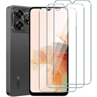 Abbildung von Quanen [3 Stück] Schutzfolie für UMIDIGI A15/A15C, 9H Härte Displayschutzfolie, Anti Kratzen, Bläschen, Hohe Definition Panzer Schutz Glas