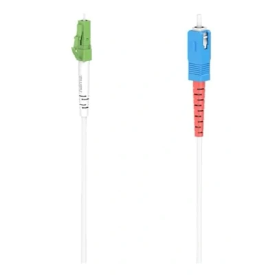 Abbildung von Hama Glasfaser Netzwerkkabel LC/APC Stecker SC/UPC Stecker, 10 Gbit/s 9m Glasfaserkabel, (900 cm)
