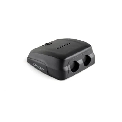 Abbildung von Scanstrut DS HD10 BLK Doppelte horizontale Kabeldichtung, Schwarz