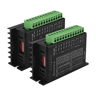 Abbildung von OUYZGIA Schrittmotortreiber TB6600 für Nema 17/23/34 4A 9 42V 32 Segmente, Geeignet 42/57/86 Typ 2/4 Phasen Schrittmotor, Hybrid Schrittmotor Treiber, Nachgerüstete Version 2PCS