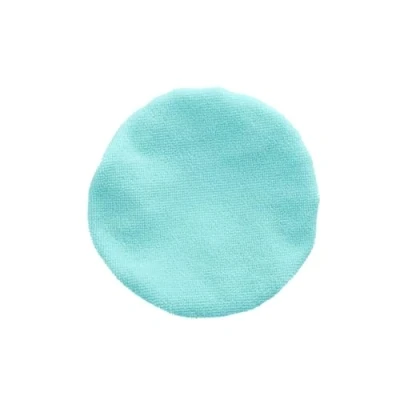 Abbildung von cartrend Polierhauben Set Mikrofaser für 150 mm Polierteller, Pads aus Recyclingmaterial zum Auspolieren, blau, 2 Stück