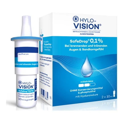 Abbildung von HYLO VISION SafeDrop 0,1 % 2X10 ml