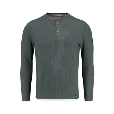 Abbildung von Key Largo MSW Stefano Round Strickpullover, Herren, Größe: Small, Dark green