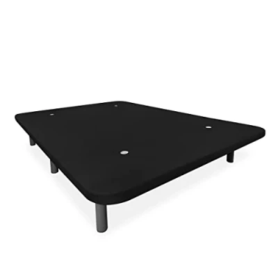 Abbildung von Somnia Descanso Verstärkte 3D Polsterbasis, hohe Stabilität mit 5 Querstangen Lüftungsventilen und 6 Metallfüßen, 27 cm, 105 x 190, Schwarz