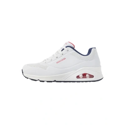 Abbildung von Skechers Sport UNO Sneaker low, Damen, Größe: 37.5, White/navy/red Schuhe