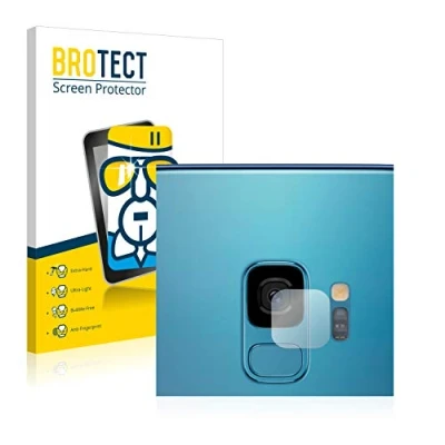 Abbildung von BROTECT Schutzglas für Samsung Galaxy S9 (NUR Kameraschutz) Schutzfolie Panzer Folie Glas [Extrem Kratzfest 9H, Anti Fingerprint, Ultra Transparent]