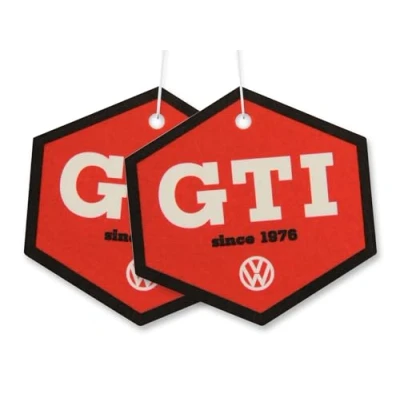 Abbildung von VW Collection by BRISA Raumduft Volkswagen Lufterfrischer fürs Auto (2 St), Duftbaum im GTI Design