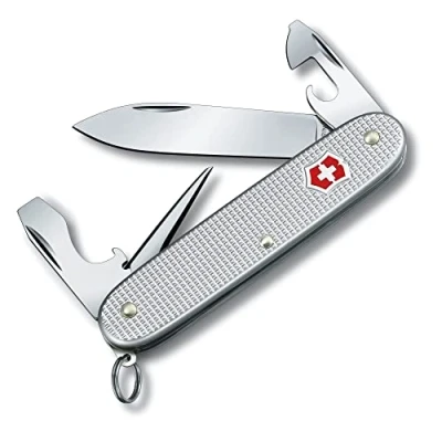 Abbildung von Victorinox Schweizer Taschenmesser, Pioneer, Multitool, Swiss Army Knife mit 8 Funktionen, Klinge, Schraubendreher 3 mm, Kapselheber