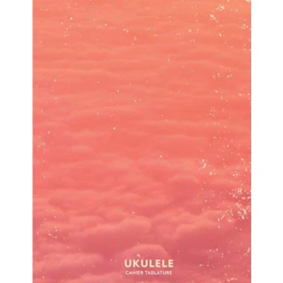 Abbildung von Cahier Tablature Ukulele: de musique ukulele avec tablatures, diagrammes d’accord et lignes paroles pour composer vos chansons 8,5 &quot; x 11&quot;, grand format 110 pages